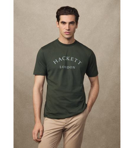Til mænd. HM5000019 Logo Classic Fit T-shirt (3XL), Casual, Bomuld, Korte ærmer - Hackett London - Modalova