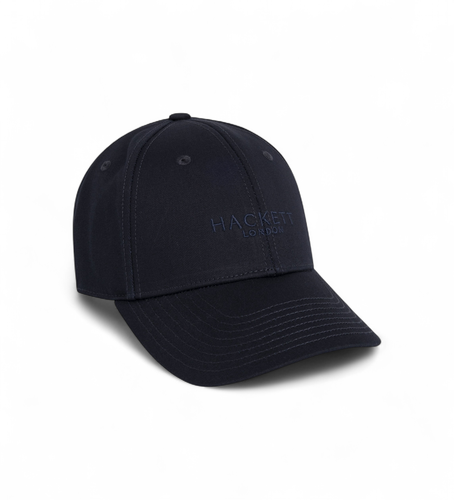 Til mænd. HM042652 Navy tonal kasket (OSFA), Casual, Bomuld - Hackett London - Modalova