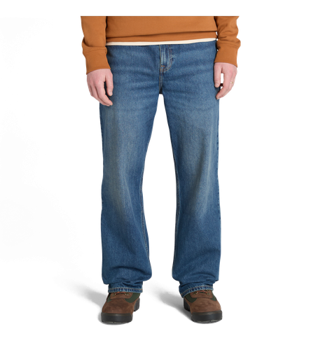 Til mænd. TB0A5M6TA111 Sandown broderede jeans (40/32), Casual, Bomuld, Denim - Timberland - Modalova