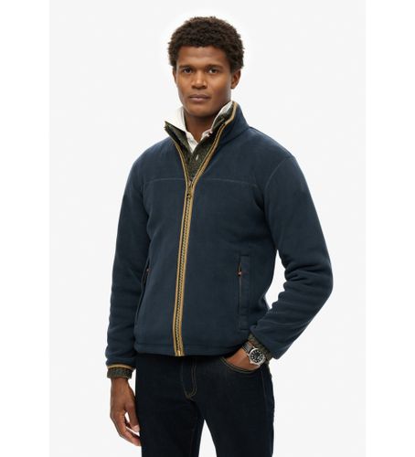 Til mænd. M2014154A Estate navy sweatshirt (L), Casual, Genanvendt polister, Bæredygtig - Superdry - Modalova