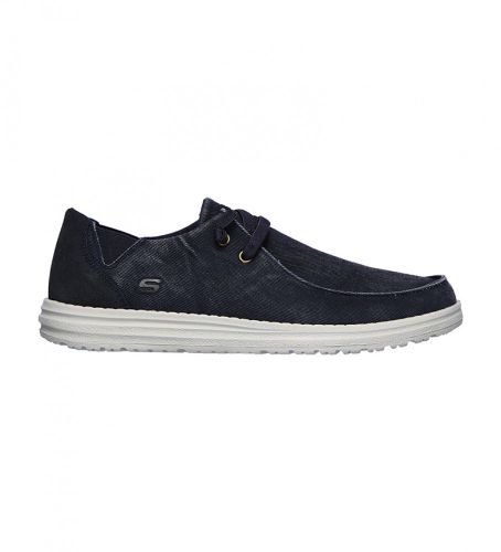 Til mænd. 66387 Melson Raymon sko med Memory Foam (41), Stof, Fast, Blonder, Casual - Skechers - Modalova