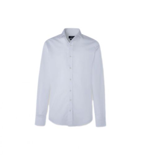 Til mænd. HM308677 Stretch Pop Shirt Bc (155), Casual, Bomuld - Hackett London - Modalova