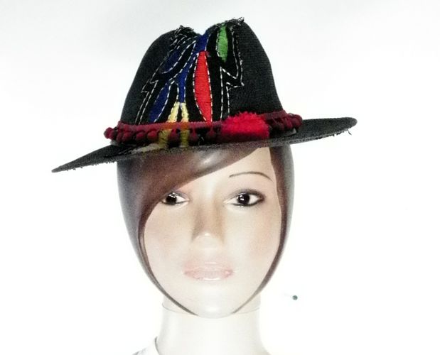 Chapeau Noir T 57cm - Label Emmaus - Modalova