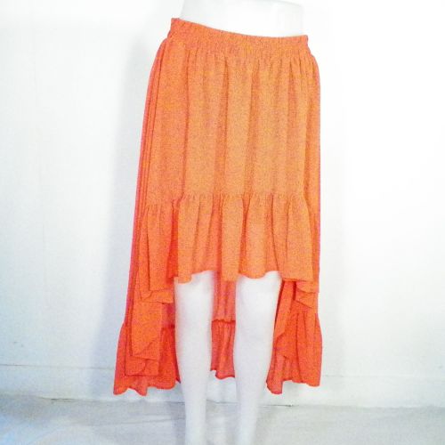 Jupe Orange CECICO Taille M - Label Emmaus - Modalova