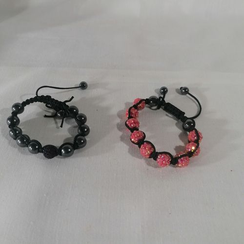 Lot de 2 bracelets Shamballa - Label Emmaus - Modalova