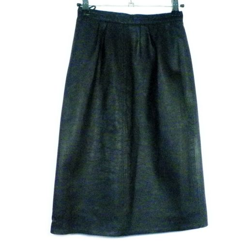Jupe En Cuir Taille Estime 34 - Label Emmaus - Modalova