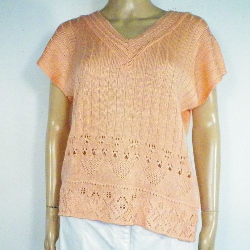 Pull Femme Corail TU - Label Emmaus - Modalova