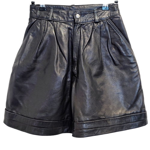 Short en cuir estim - 30 - vintage - Modalova