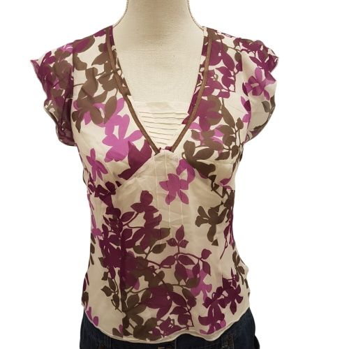 Top en soie blanc et - Taille 40 - 1.2.3. - Modalova