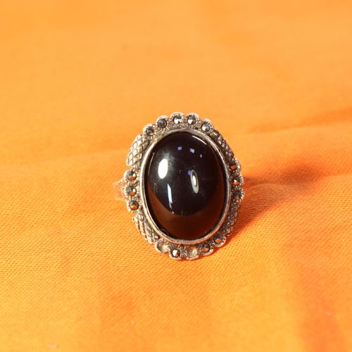 Bague argent et marcassites - Label Emmaus - Modalova