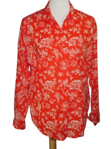 Chemise motif feuilles et animal - M - scotch & soda - Modalova