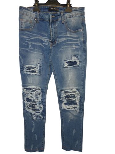 Pantalon Jean dchir avec empicements T.32 - amiri - Modalova