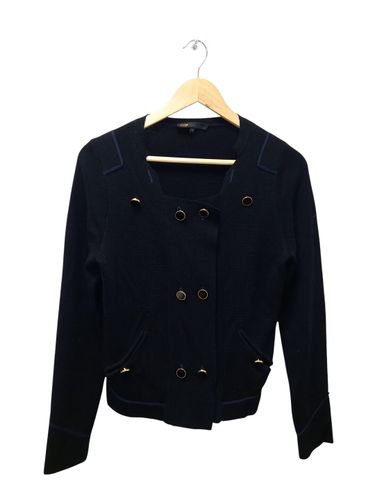 Veste en laine noire- Maje- T:M - maje - Modalova