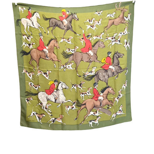 Carr foulard Herms "Poursuite" - hermes - Modalova