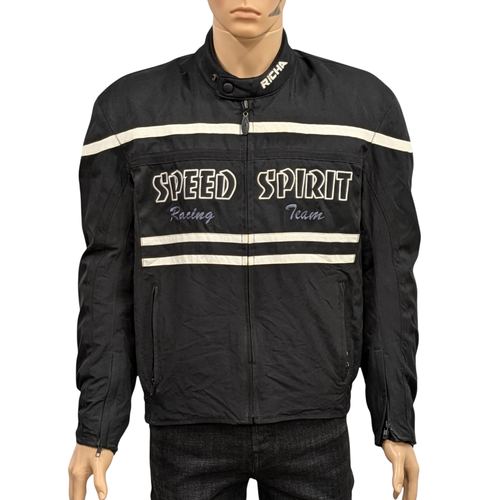 Neuf & tiquette Blouson Speed of Spirit T XL Veste Biker Moto en toile - richa - Modalova