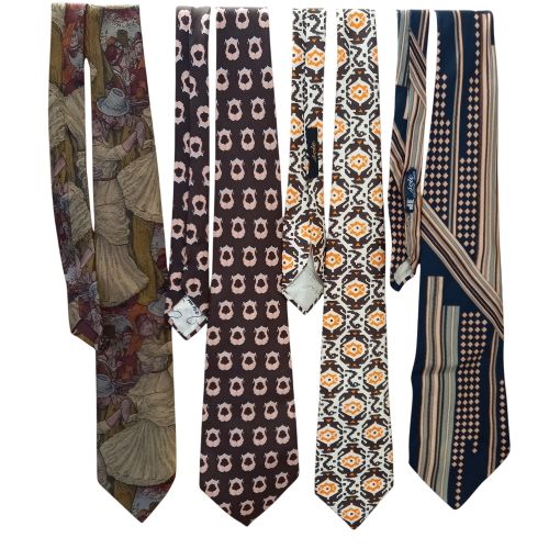 Lot de 4 cravates Vintage Jacques Esterel - Label Emmaus - Modalova