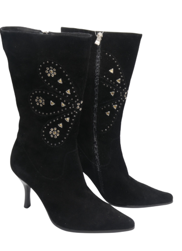 Pascal Morabito Bottes velours strass - Pointure 36.5 - Label Emmaus - Modalova