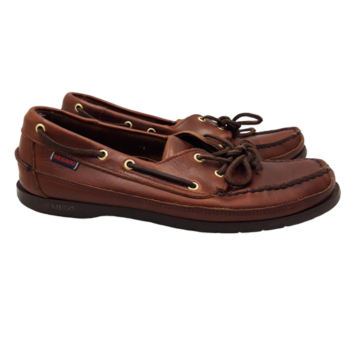 Chaussures bateau marron Sebago Docksides, pointure 43 - Label Emmaus - Modalova