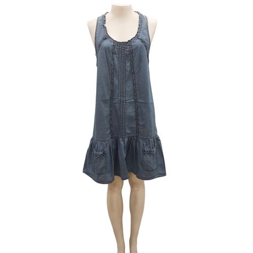 Robe en jean sans manches - Taille 36 - jacqueline riu - Modalova