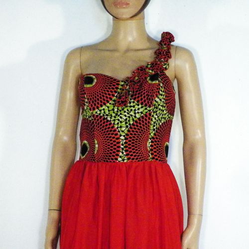 Robe Rouge Taille Estimée S - Label Emmaus - Modalova