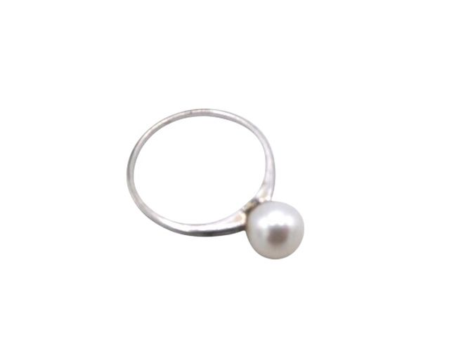 Bague argent en perle - inconnue - Modalova