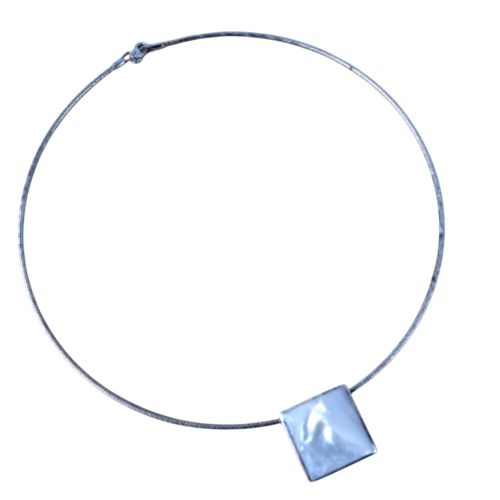 Collier  pendentif en nacre - Label Emmaus - Modalova