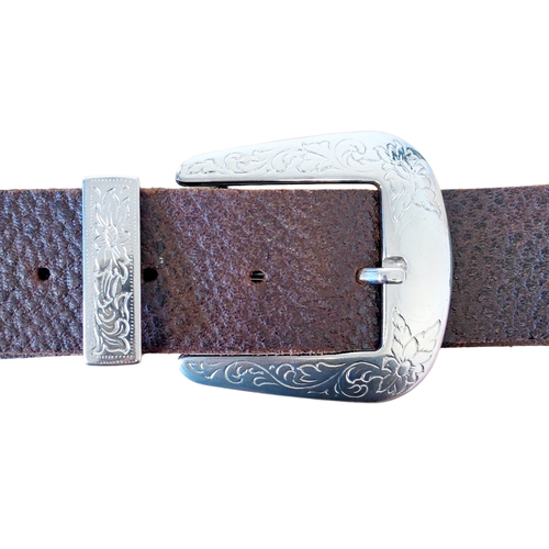 Ceinture en cuir estim - Femme - vintage - Modalova