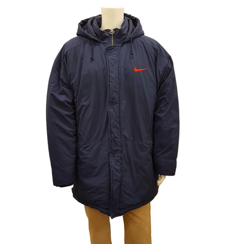 Manteau Parka mi-longue matelasse, marine - Taille XXL - nike - Modalova