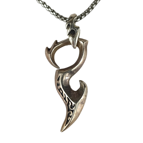 Collier avec pendentif "Dragon" en argent 925 - Label Emmaus - Modalova