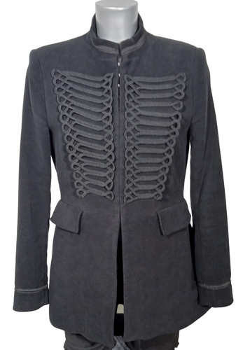 Veste longue esprit militaire - L  - zara - Modalova