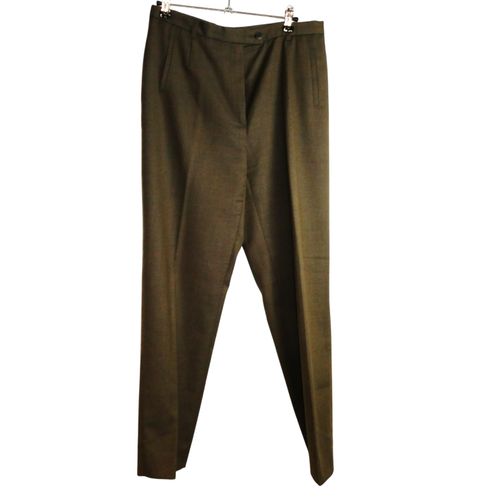 Bernard Zins Pantalon tailleur kaki - Taille 38 - Label Emmaus - Modalova