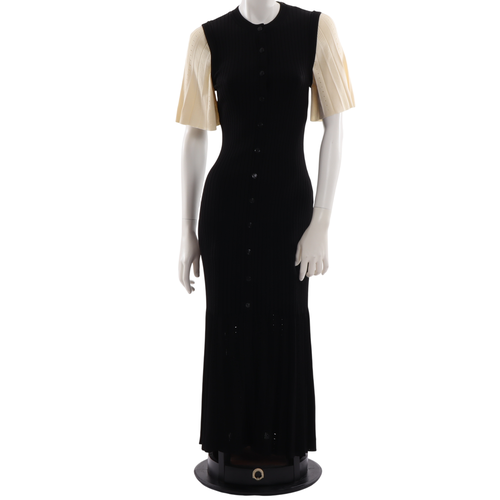 Robe longue noire SANDRO - sandro - Modalova