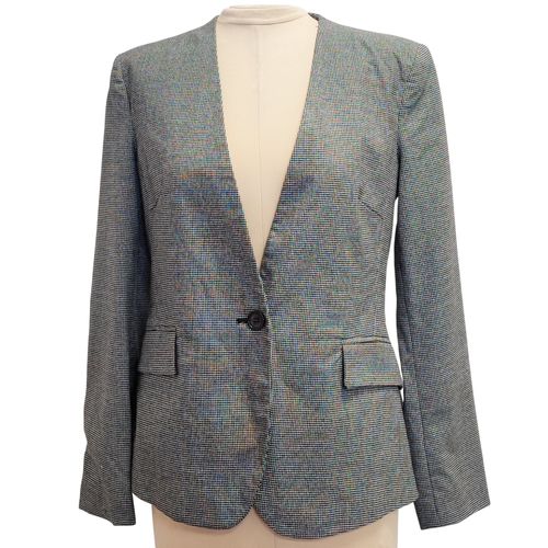 Blazer motif pied-de-poule - 38 - zara - Modalova