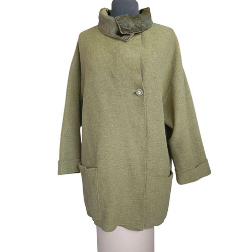 Manteau 100% laine J.J GARELLA - Label Emmaus - Modalova