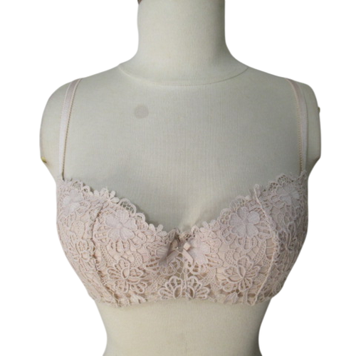 L37 - Soutien-gorge en tulle brod - Taille 85 C - rougegorge - Modalova