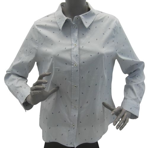 Chemise en coton rayures et plumes - christine laure - Modalova