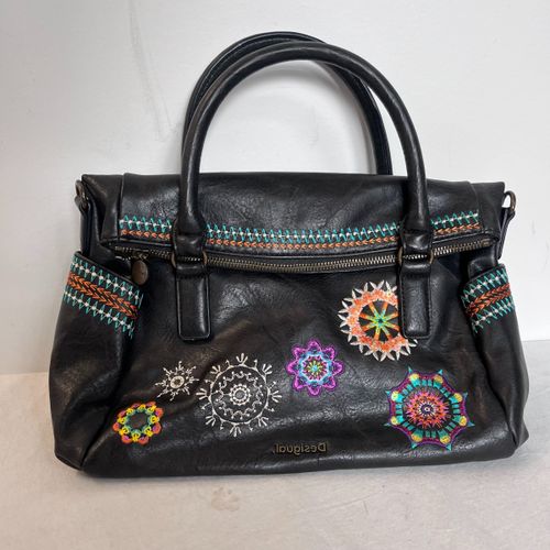 Sac  main noir  motif, Desigual - Desigual - Modalova