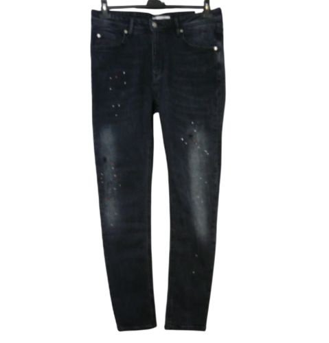 HO12 - Jean slim "peinture" - -Taille 42 - zara - Modalova