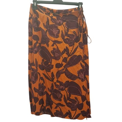 Jupe portefeuille fluide vif  fleurs - taille 40 - monoprix - Modalova