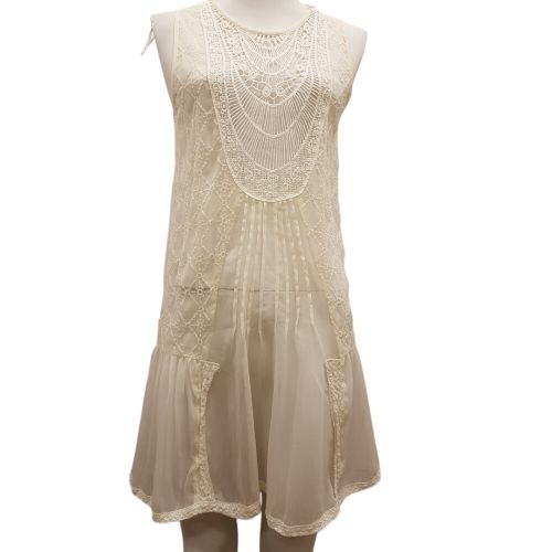 Robe de plage blanc cass en dentelle - ATMOSPHERE - Taille 36 - Atmosphre - Modalova