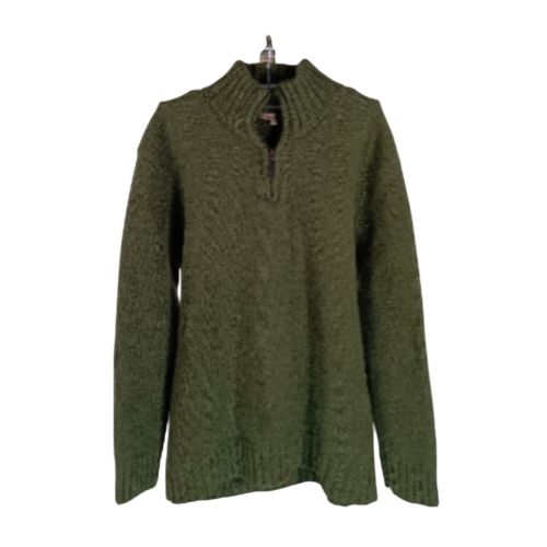 Pull en pure laine dIsigny col montant zipp vintage col camionneur Tmrit - L - Label Emmaus - Modalova