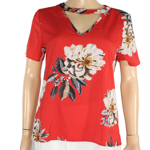 T-Shirt Femme Rouge SHEIN Taille M - shein - Modalova