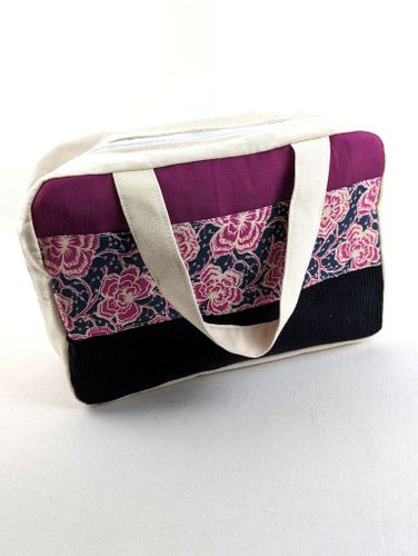 Petit Sac Bowling en Tissu Upcycling - Label Emmaus - Modalova