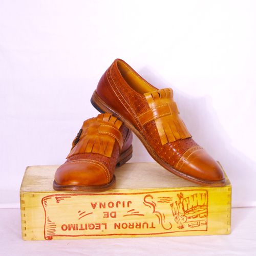 Derbies British marron - 36 1/2 - shoto - Modalova