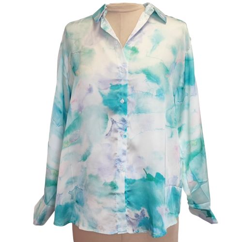 Chemisier tie-dye - L - shein - Modalova