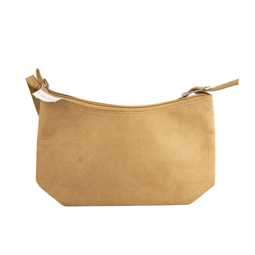 Petit sac  main en matire daim Yves Rocher beige - Label Emmaus - Modalova