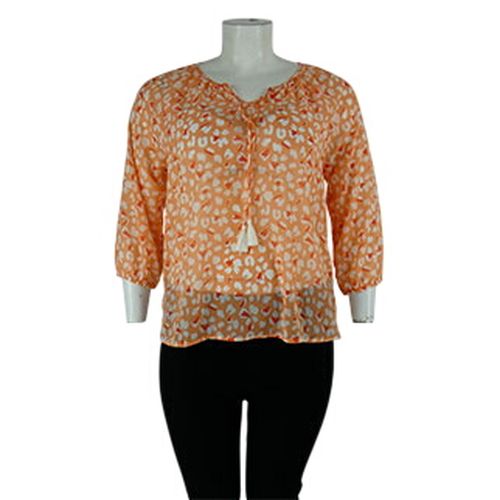 Blouse saumon imprime - Taille 46 - gmo - Modalova