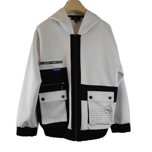 Gilet blanc et noir - Monari - 38 - monari - Modalova