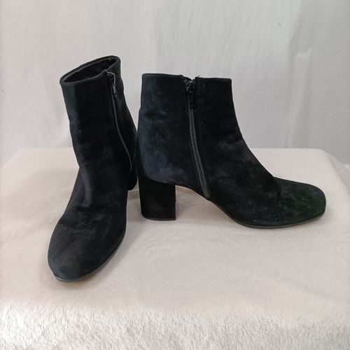 Boots crote de cuir estim - Taille 36 - unisa - Modalova