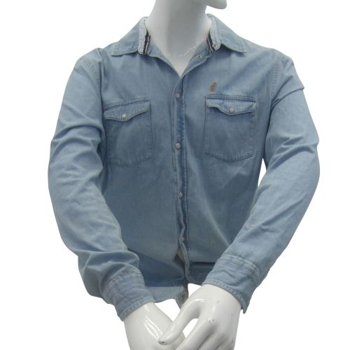 Chemise ciel taille (L) - Manches longues - Label Emmaus - Modalova